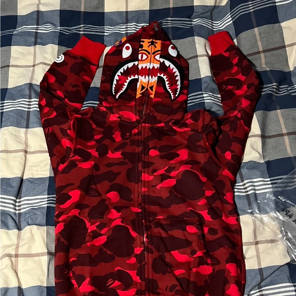 BAPE Tiger shark full zip hoodie - Picture 1 of 6